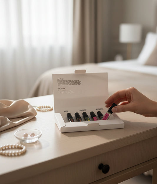 Discover 5 Scents, Choose Your Signature – 5 testers discovery pack