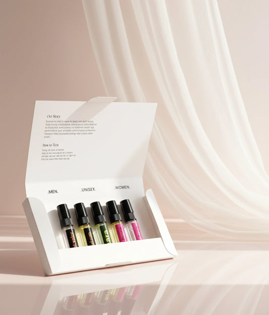 Discover 5 Scents, Choose Your Signature – 5 testers discovery pack